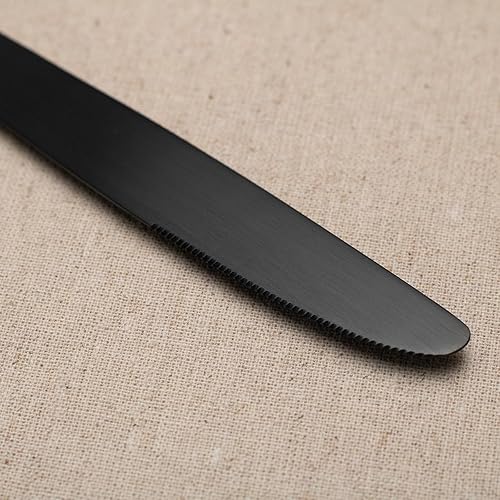 Vista 63 de Alata Kate - Juego de cubiertos de 40 piezas, servicio para 8, juego de cubiertos de acero inoxidable, juego de cubiertos pulido con espejo, apto