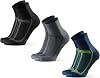 danish endurance quarter running socks 3 pairs ankle high sports socks lightweight compression breathable and padded unisex for men and women