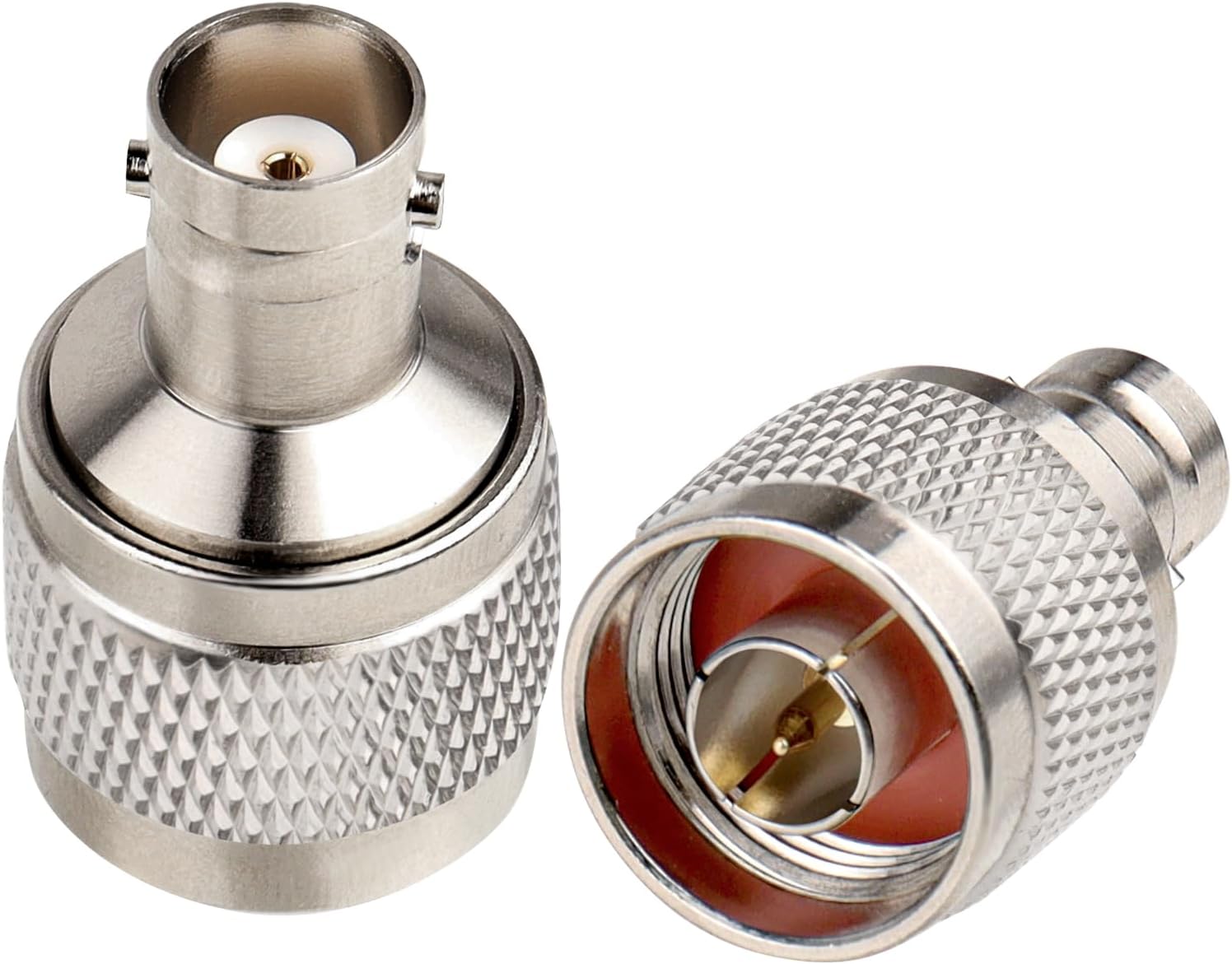 XRDS -RF N Male to BNC Female Connector 2PCS, N Type to BNC Adapter
