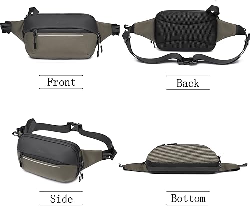 Miniatura 9 de Riñonera cruzada para mujeres y hombres con múltiples bolsillos, para viajes, caminar, correr, senderismo, ciclismo, entrenamiento, billeteras de