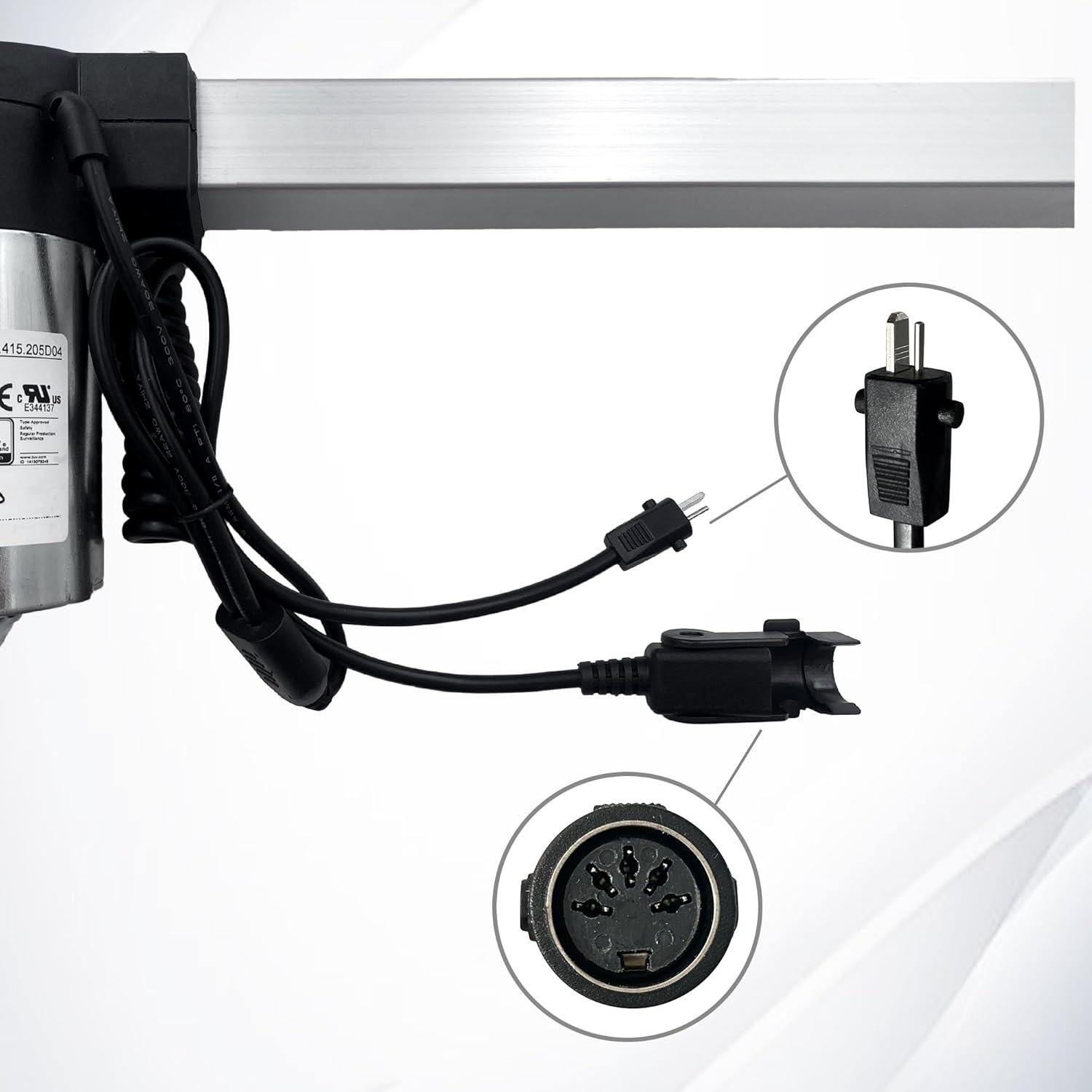 JLDQ-19 Motor Model JLDQ.19.415.205D04 Linear Actuator for Electric Sofa Lift Chair Power Recliner Massage Seat Parts Replacement