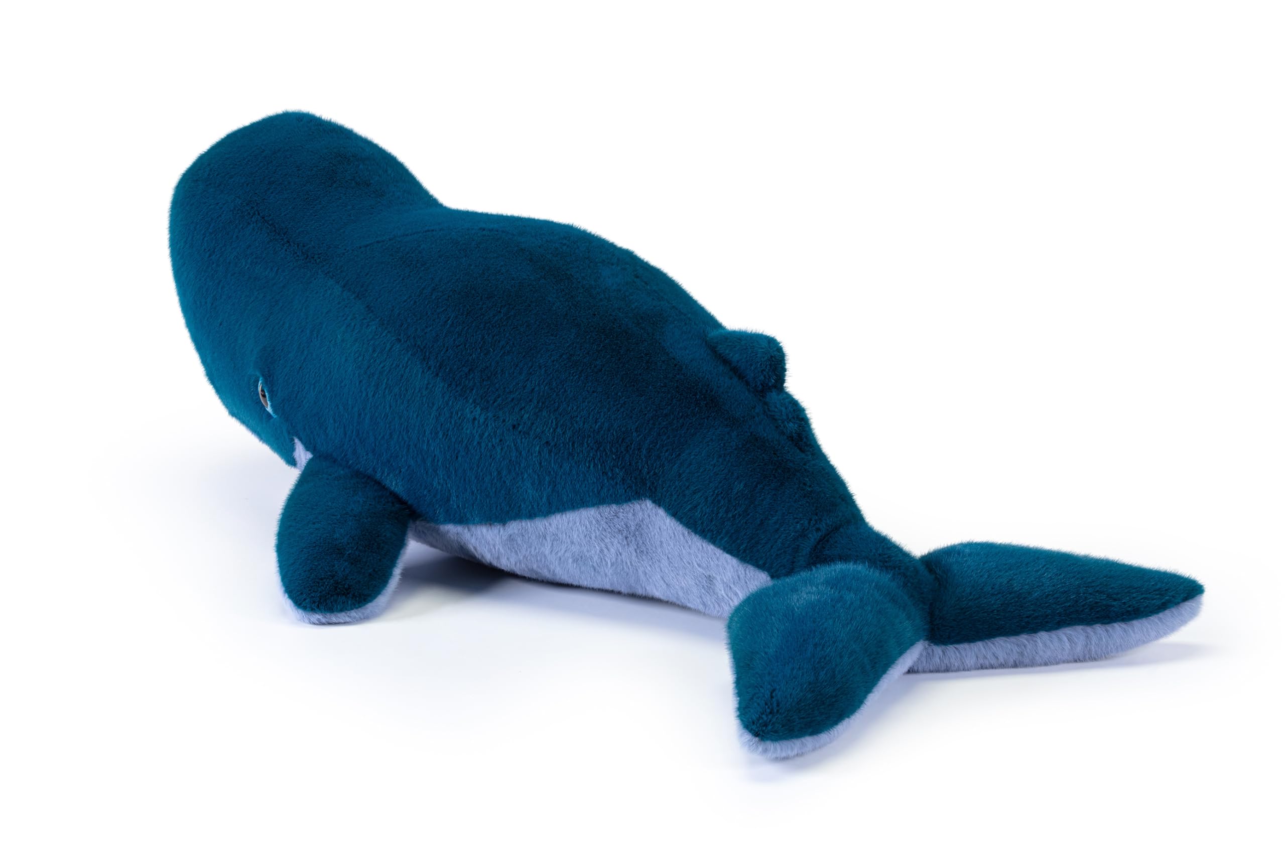Trudi Capodoglio Peluche mare da regalo, animali sottomarini e spiaggia. Capodoglio e balene | 115x36x54cm taglia XXL | Sealife Depth | modello 26574