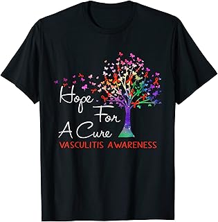 Hope For A Cure Vasculitis Awareness Tree Ribbon T-Shirt