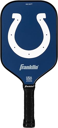 Vista 26 de Franklin Sports NFL Pro Pickleball Paddle – Pala de Pickleball Pro de Serie Signature de 13 mm con Superficie MaxGrit - Equipo NFL Oficial
