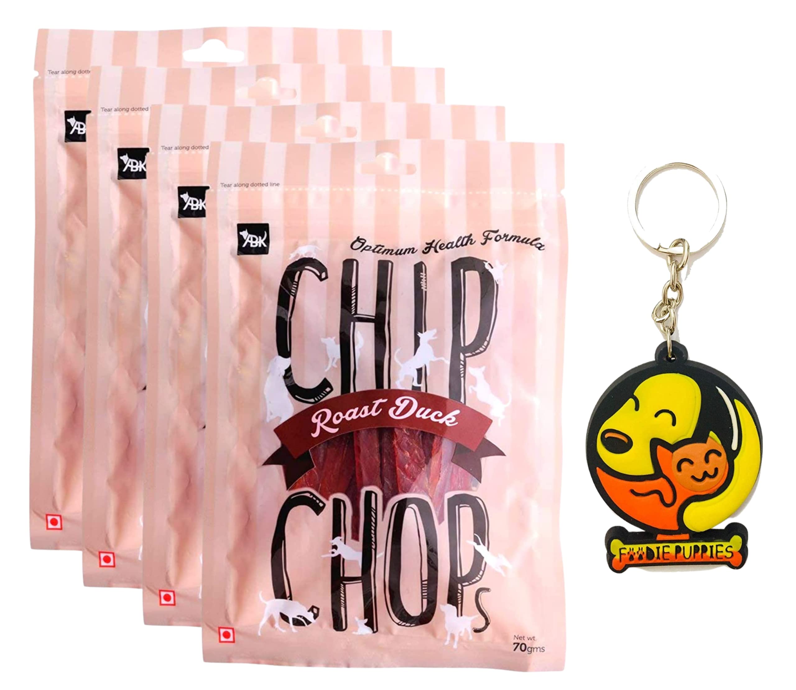 Chip Chops Roast Duck Strips Dog Treats - 70g (Pack of 4) Healthy, Tasty, High-Protein Snacks for Training & Rewards | Suitable for All Breeds | Sold by Foodie Puppies with Free Keyring (B09DP97NCM) Amazon Price History, Amazon Price Tracker