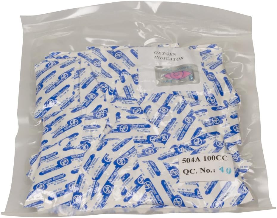 100cc Oxygen Absorbers - Pack of 100 oxygen absorbers total