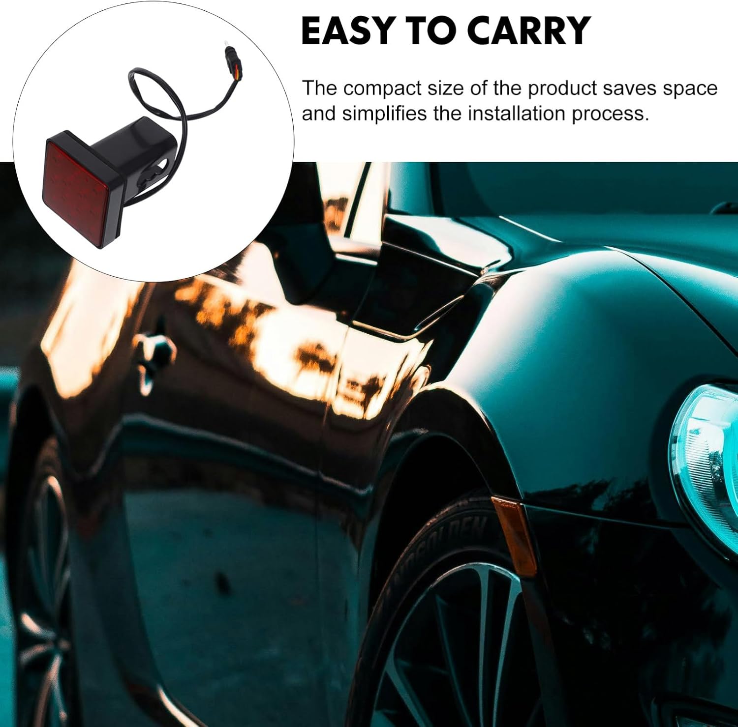 GARVALON Led Tail Light for Trailers Construction Marker Light for Towing Easy Installation Compatible Trucks and Rvs Shell Design