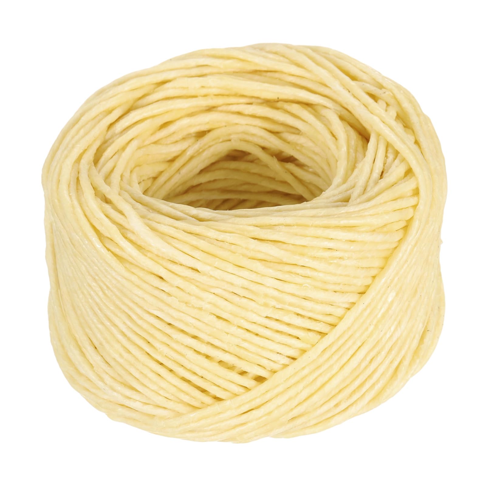 PATIKIL 98ft Beeswax Candle Wick, 80mm Candle Wicks Well Coated with Natural Beeswax for Candle Making Wick Lighter Light Beige 2mm