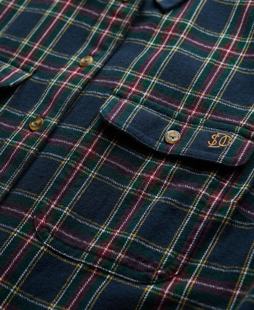 Superdry Damska koszula flanelowa w kratę