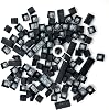 113 Keycaps for Mechanical Keyboard Compatible with MX Switches Doubleshot Support Led Lighting Keycaps OEM Profile for DIY Gaming Mechanical Keyboard (Black)