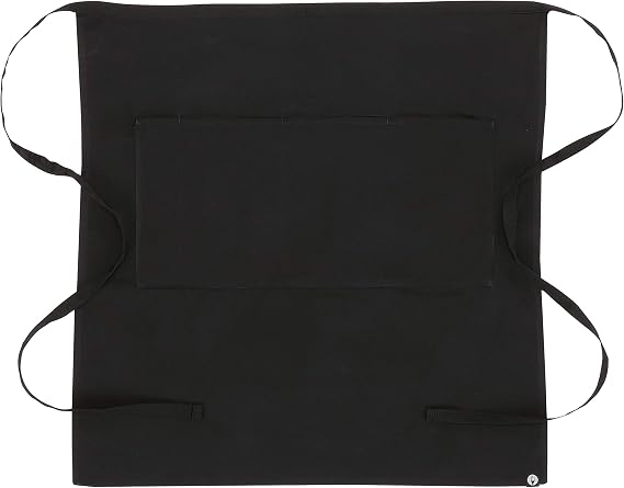 Chef Works Unisex Reversible Server Apron, Black, One Size