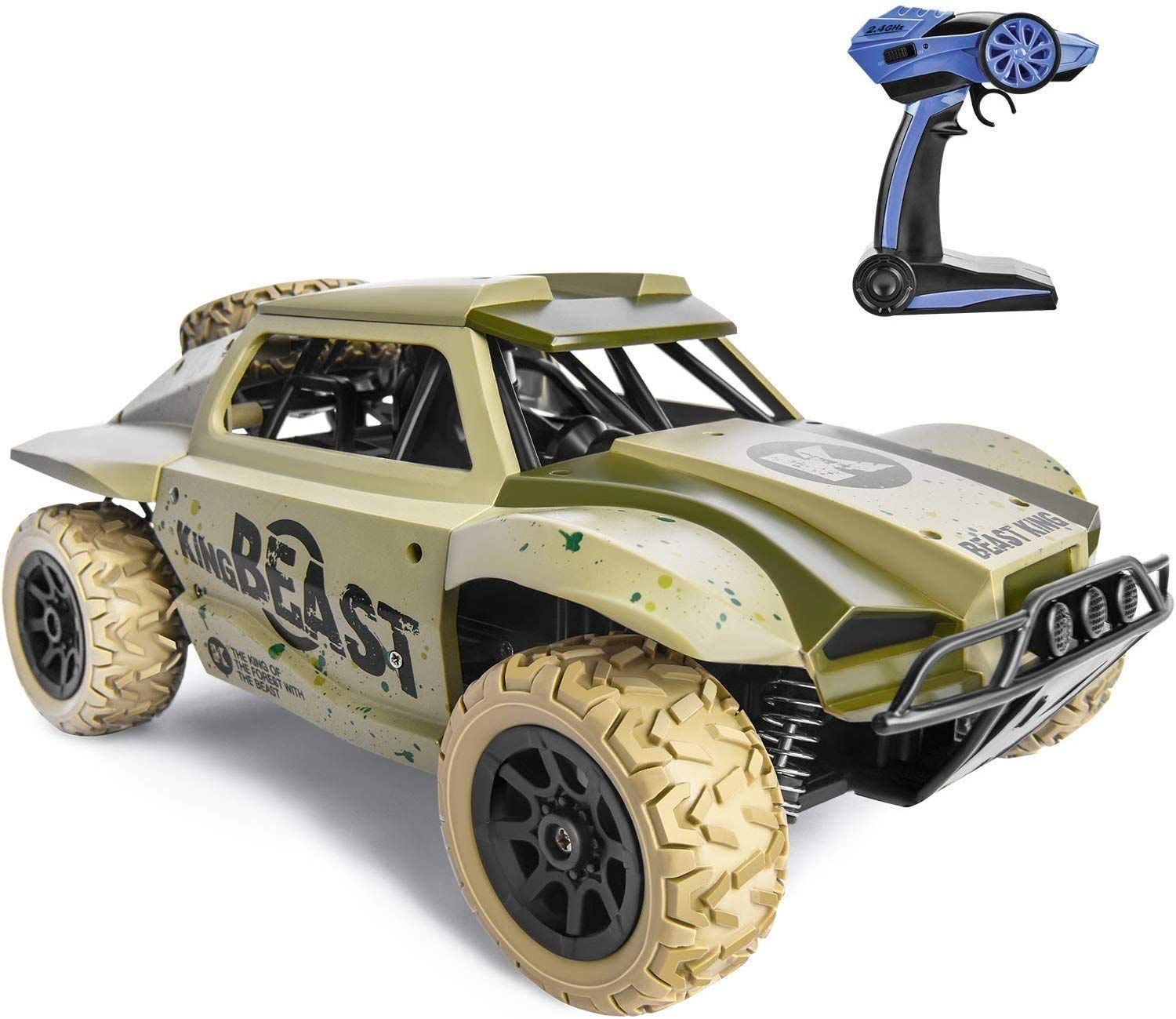 Buy Remote control toy car 25km/h 4WD High Speed RC Car 4x4 Big Foot All Terrain Remote Control