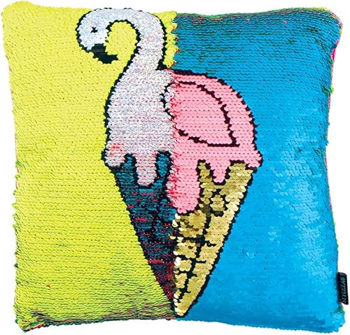Miniatura 5 de Fashion Angels Magic Sequin Reveal Pillow - Flamenco, talla única, multicolor