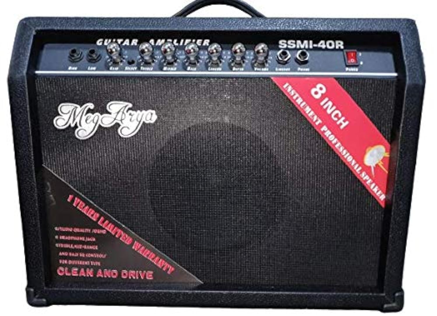 MegArya TG-40R Guitar Amplifier Black 40 Watts