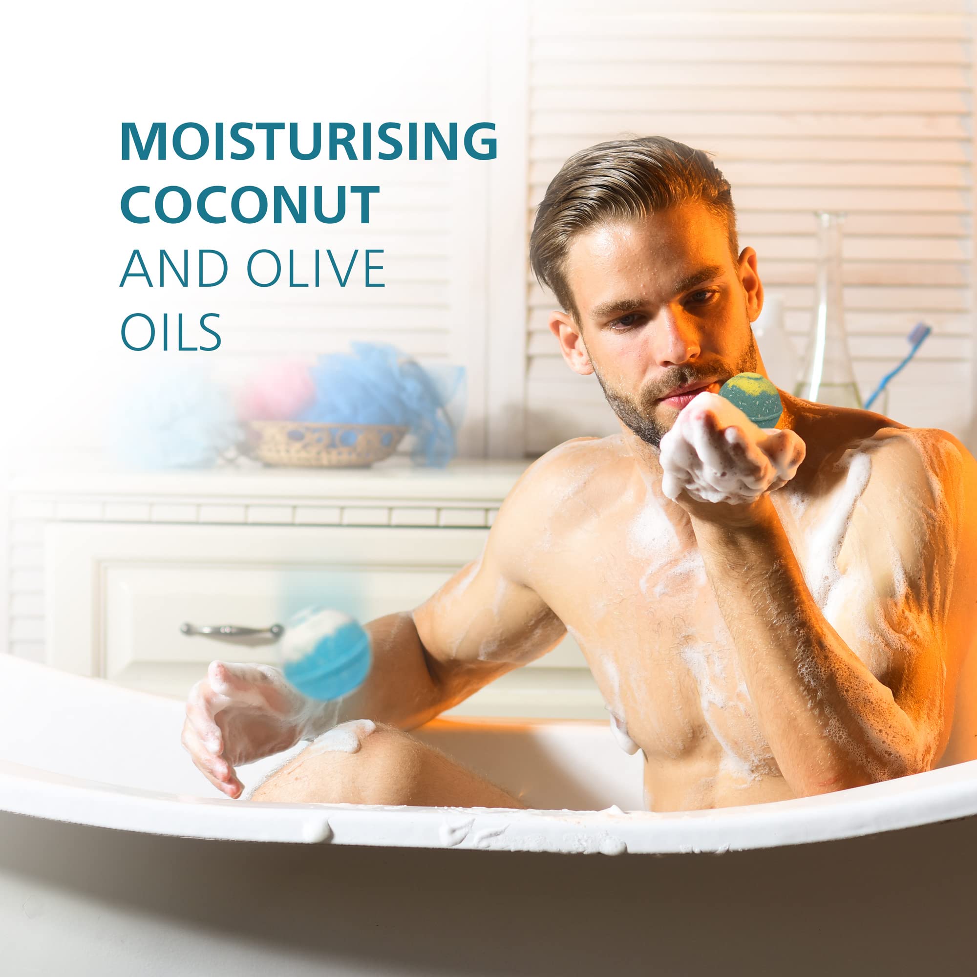 Organic Bath Bombs Gift Set for Men