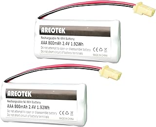 2-Pack Areotek BT183342 BT283342 BT166342 BT266342 BT162342 BT262342 Battery Compatible with CS6114 CS6419 CS6719 AT&T EL52300 CL80112 CS6719-2 Cordless Phone and Handset