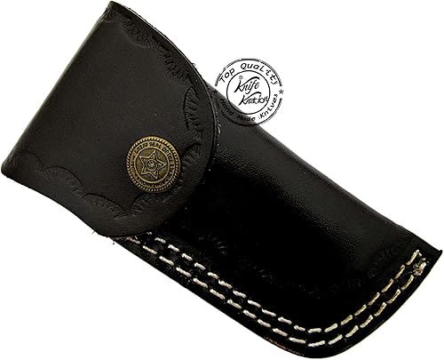 Miniatura 9 de Cuerno de ciervo 6.5 '' 100% hecho a mano de acero de Damasco plegable cuchillo de bolsillo 100% de primera calidad