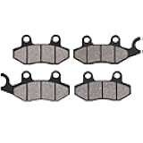 AHL Front and Rear Brake Pads for KAWASAKI KL650 KL 650 E KLR650 KLR 650 2008 2009 2010 2011 2012 2013 2014 2015