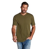 JP 1880 Maglietta con Scollo A V Uomo, Avocado Branch