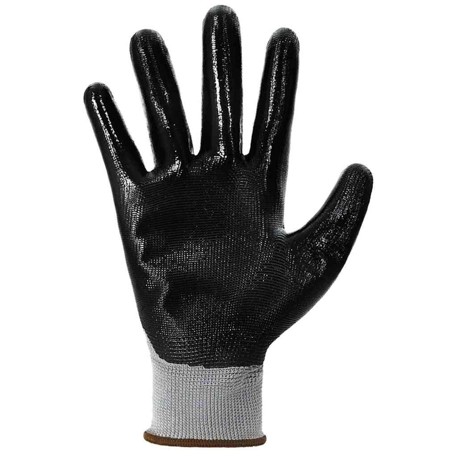 Homgoday Arbeitshandschuhe 24 pcs Grau und Schwarz 8 / m Polyester Arbeitshandschuhe Model42020703