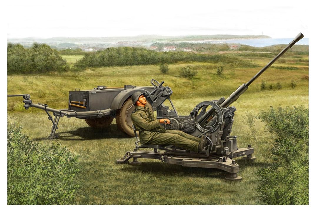 Hobby Boss 80148 2cm Flak 38 Late Version 1:35 Military Vehicle Kit