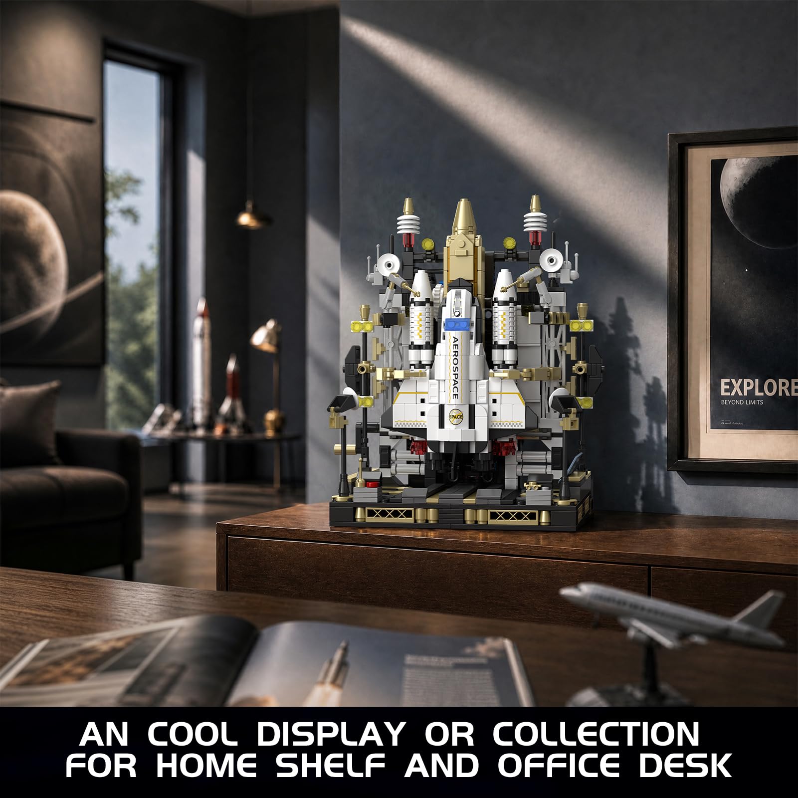 TYCOLE Set di Costruzioni per Astronavi, Kit di Lancio Dello Space Shuttle | Technic Set Spaziale, 920 Pezzi, Giocattolo Regalo per Compleanno e Natale, Adatto per Bambini dai 6 ai 12 Anni e Ragazzi