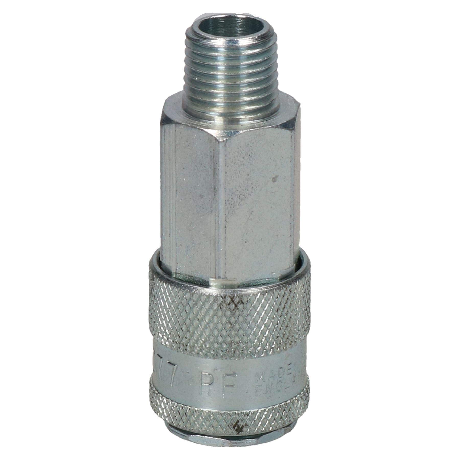 Schrader Profile 17 Series Female Coupler 1/4"" BSP Male Thread Air Line Hose