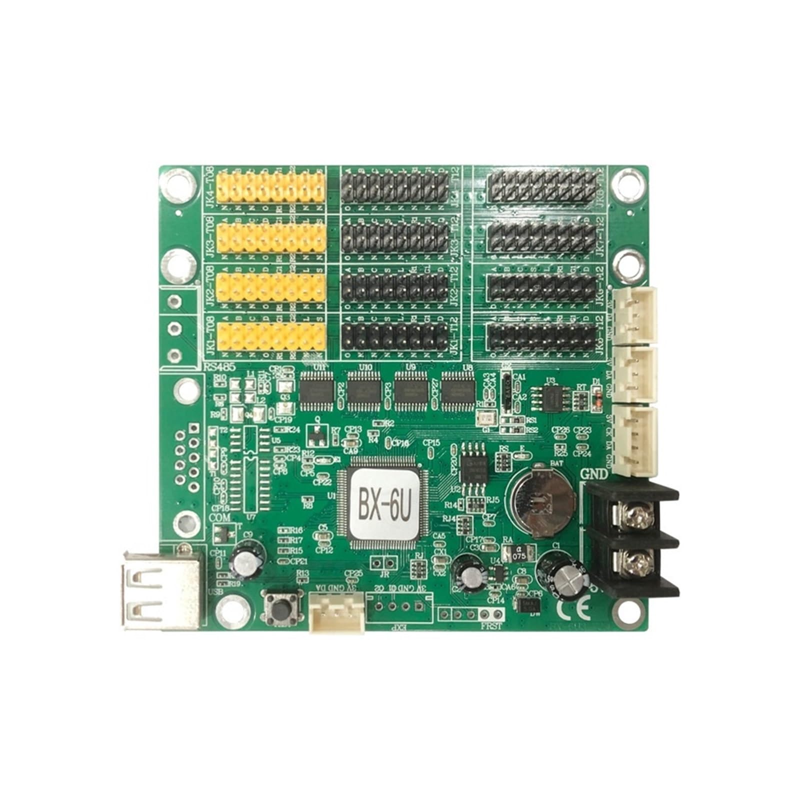 KACOME Control Card BX-6U U Disk to Change The Word Single and Two-Color Electronic LED Display Door Advertising Screen 5U 6U