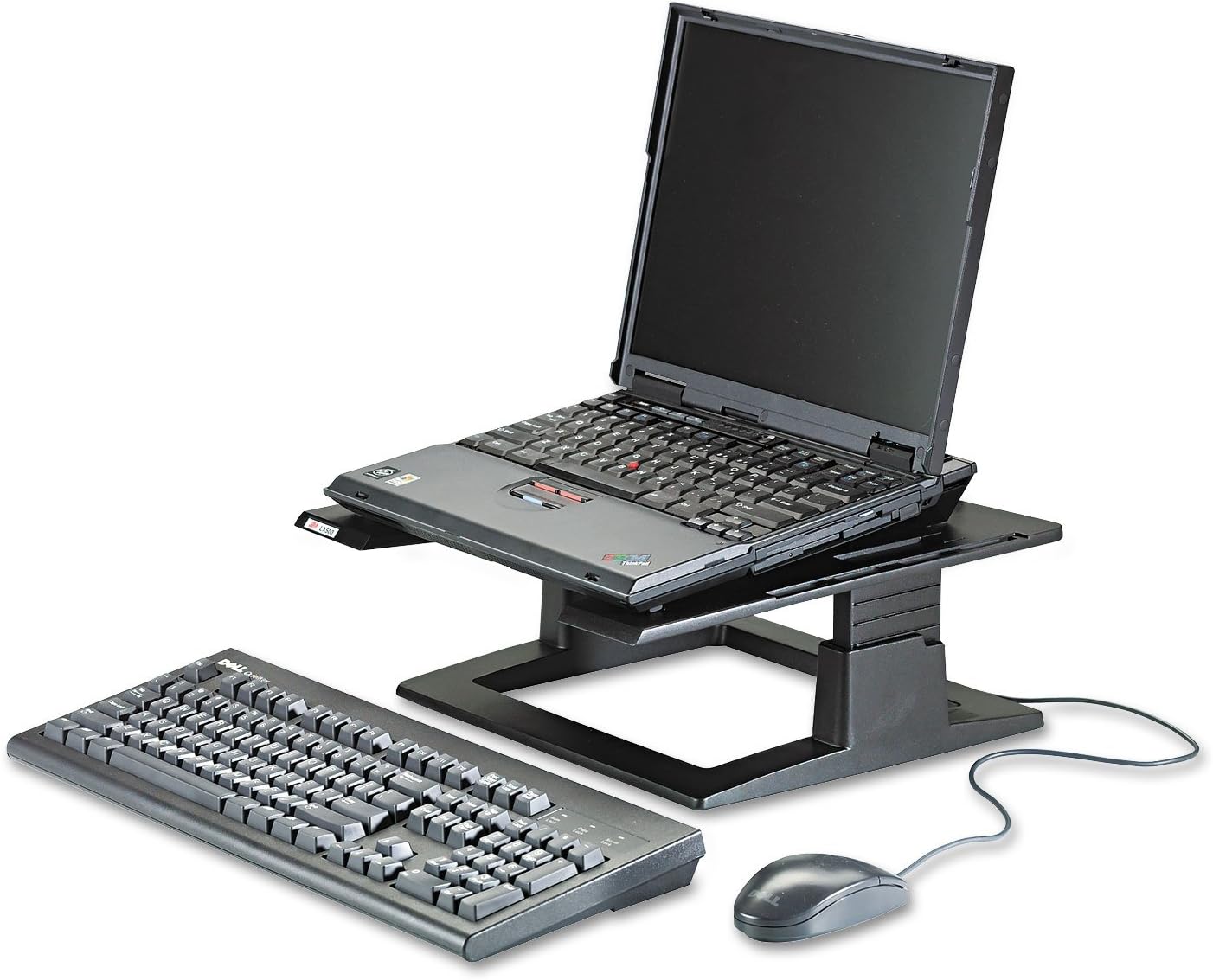 3M FT510091687 Adjustable Notebook Riser LX500 - Notebook Platform - Black