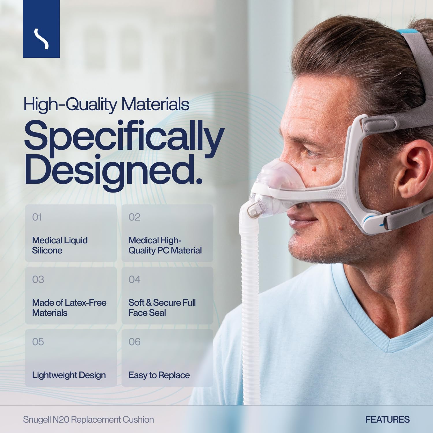 Amazon.com: Snugell Replacement Nasal Cushion for CPAP Masks, 2