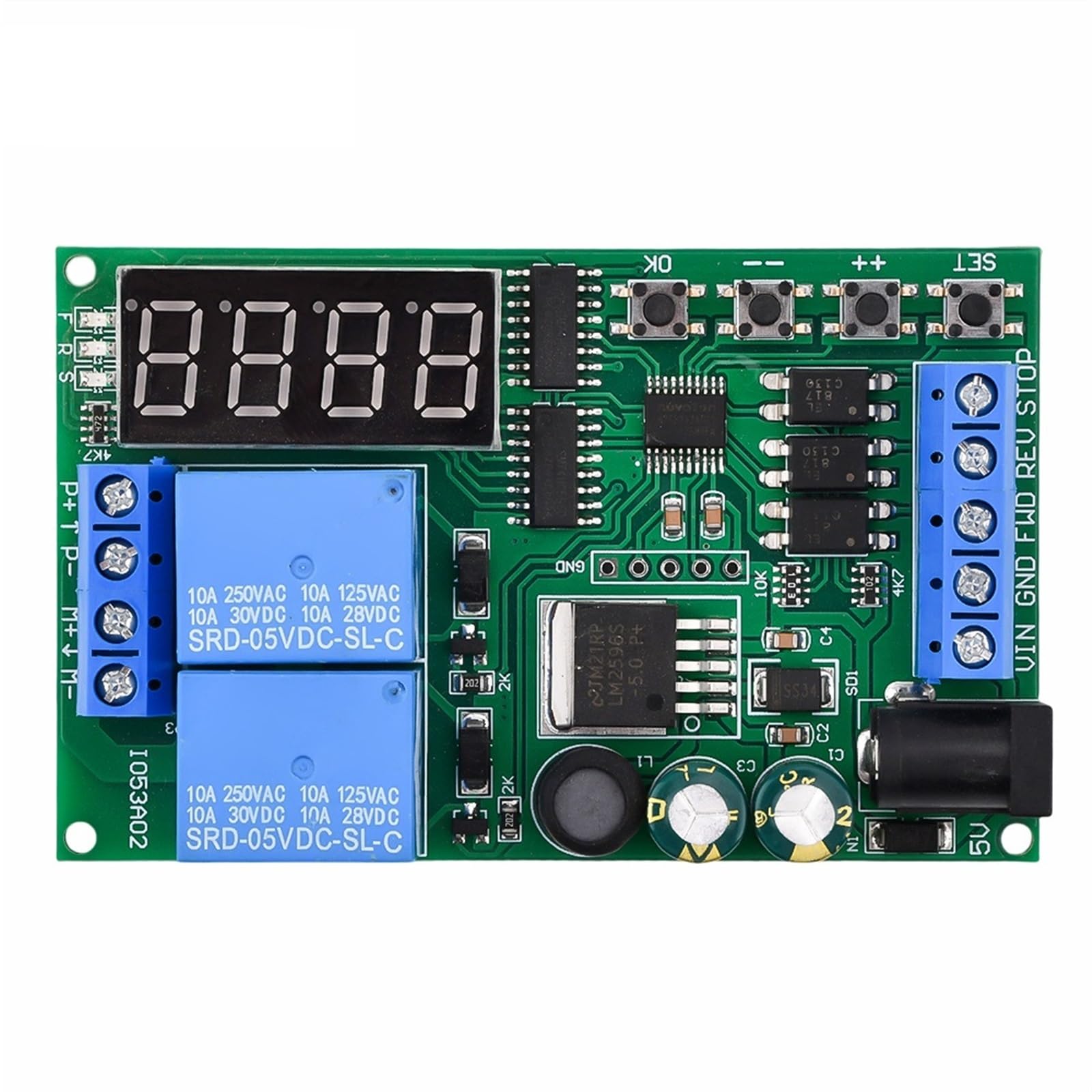 Relais de retard de cycle IO53A02 pour éviter la surchauffe moteur par inversion directe