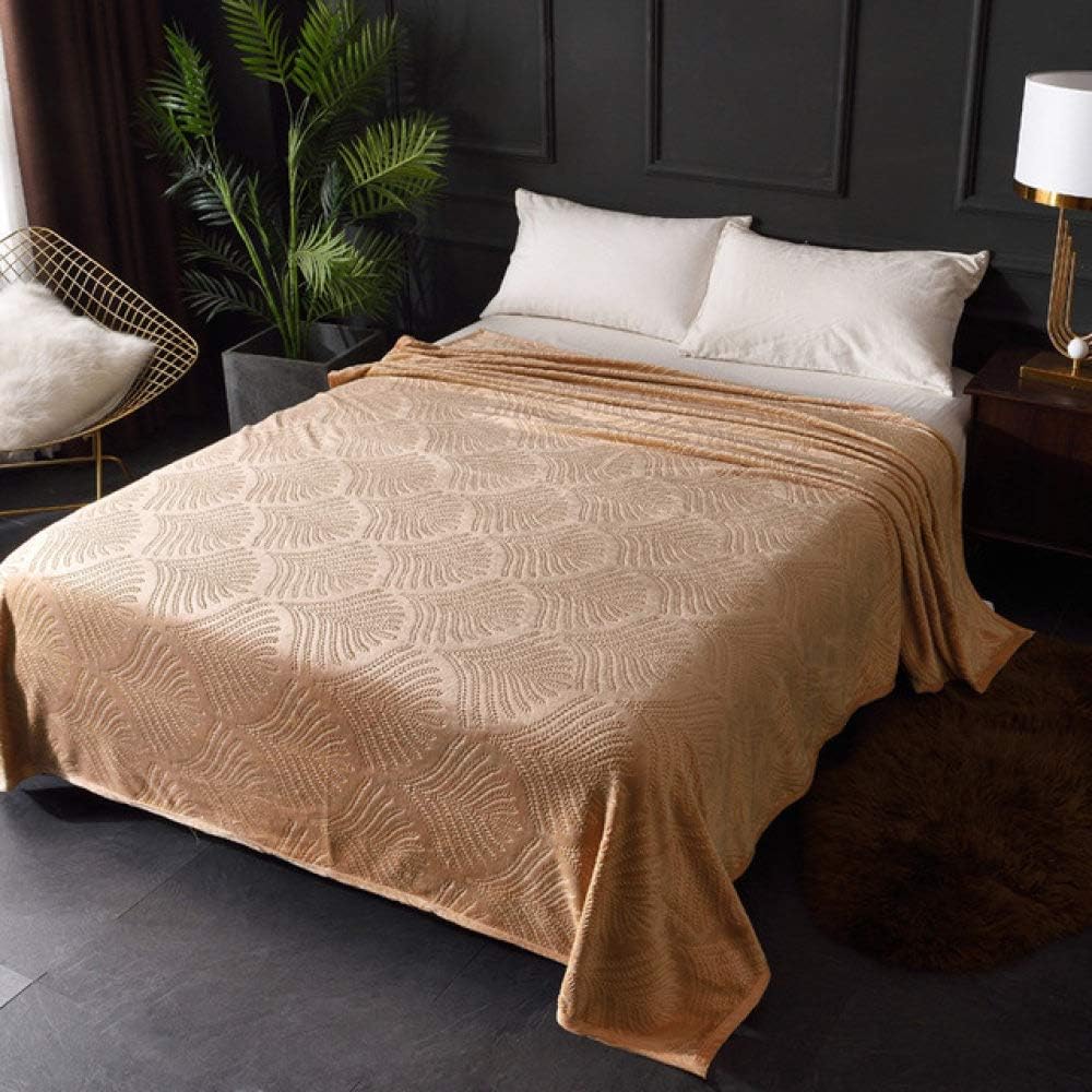 Warm Coral Blanket Solid Baby Bedspread Plaid Outdoor Camping Rugs Student Dormitory Quilt Plaid Orange 150x200cm (Navy 150x200cm)