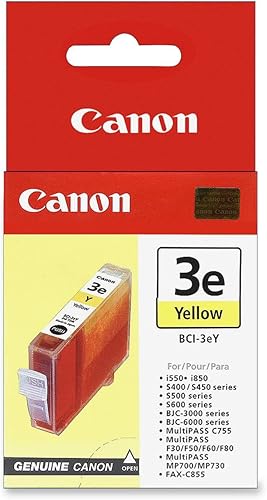 Miniatura 1 de Cartucho de tinta original Canon BCI-3eY / 4482A003 amarillo OEM