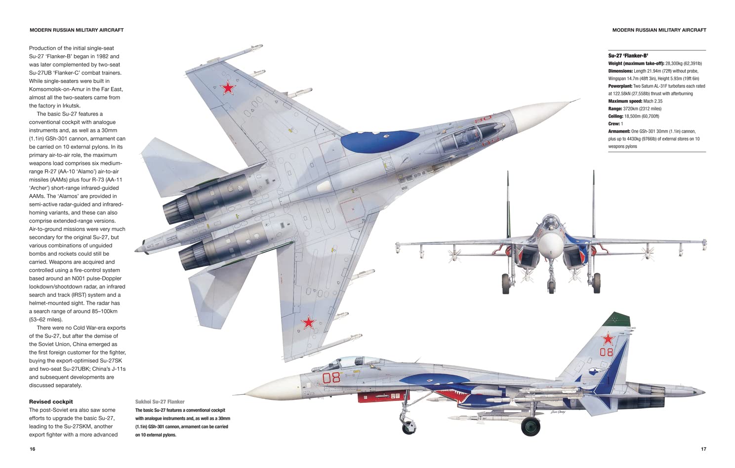 Modern Russian Military Aircraft: Fighters, Bombers, Reconnaissance, Helicopters (Technical Guides)