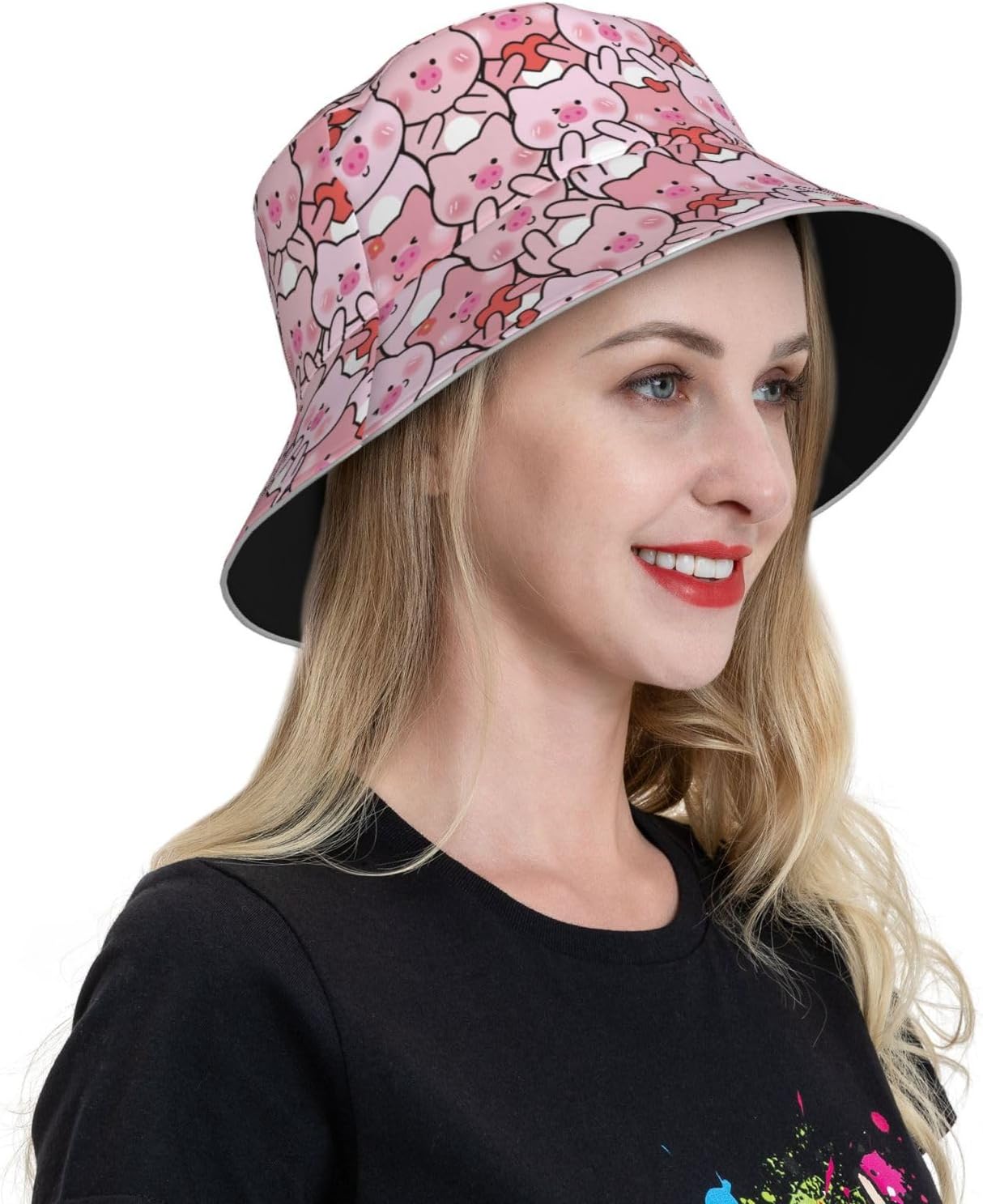 Bucket Hat for Men Women Packable Reversible Printed Summer Hats - Image 6