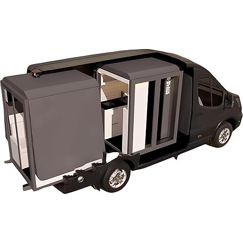 Modular Camper Van Conversion Kit for Sprinter Van and Ford Transit | Removable Van Interior with Bed, Couch, Fridge | RV Upgrades, Van Accessories, and Camper Must Haves 2025
