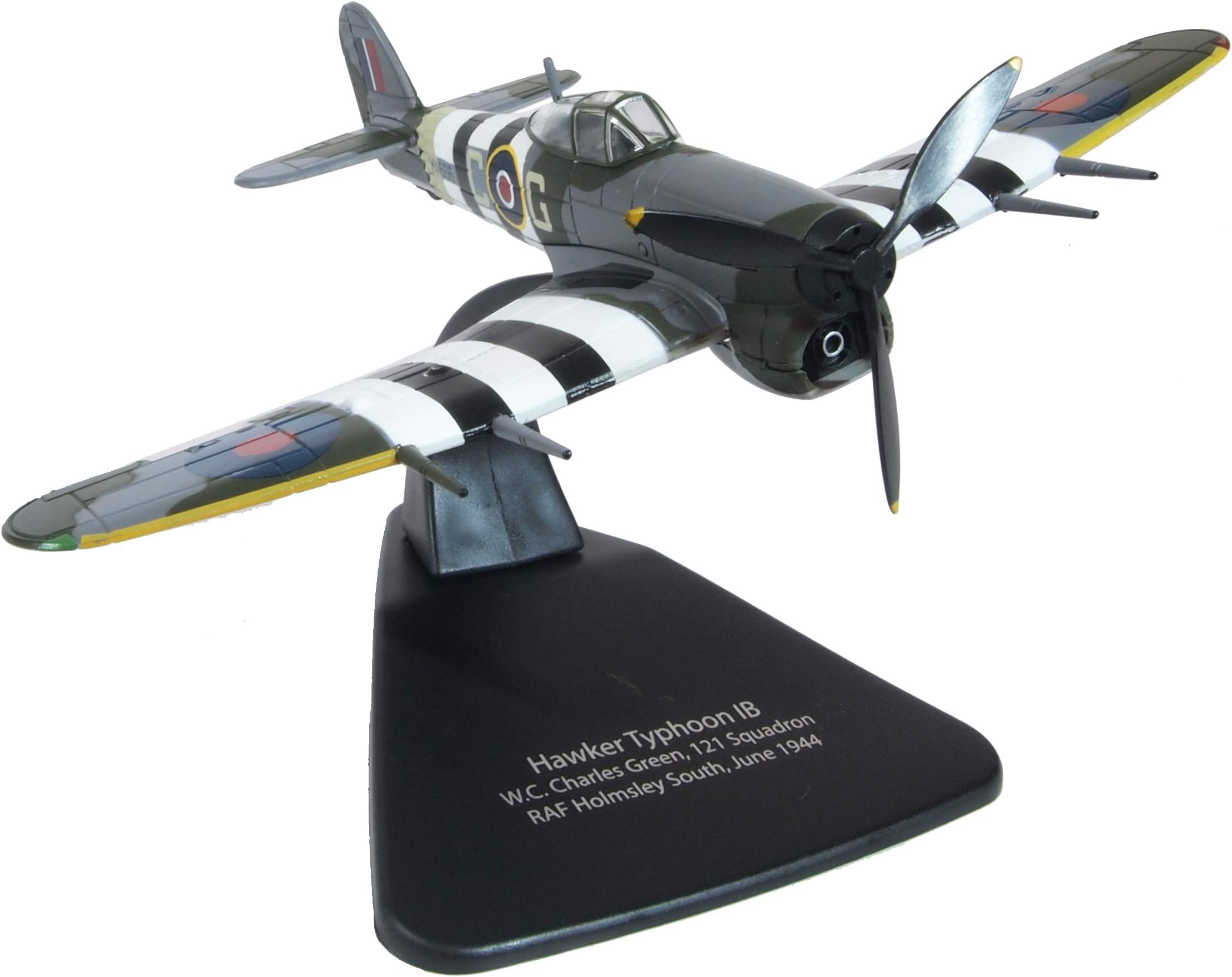 Oxford Diecast 1:72 121 Wing RAF Holmsley South 1944 Hawker Typhoon Mk1 Collectable model AC100