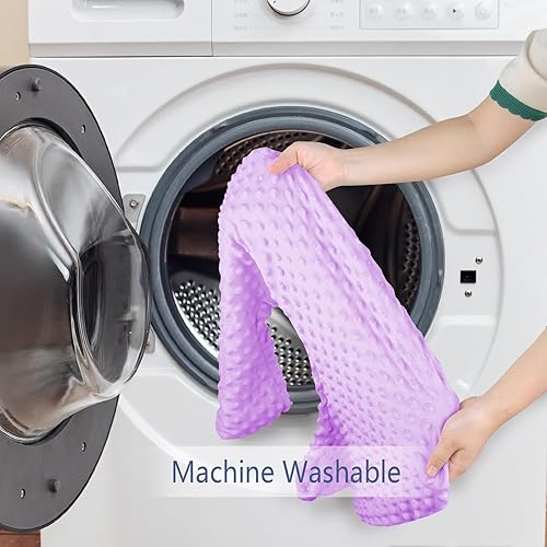 Miniatura 8 de Almohada y posicionador de lactancia, almohada de lactancia materna, alimentación con biberón, soporte para bebé, con 2 fundas extraíbles lavables a