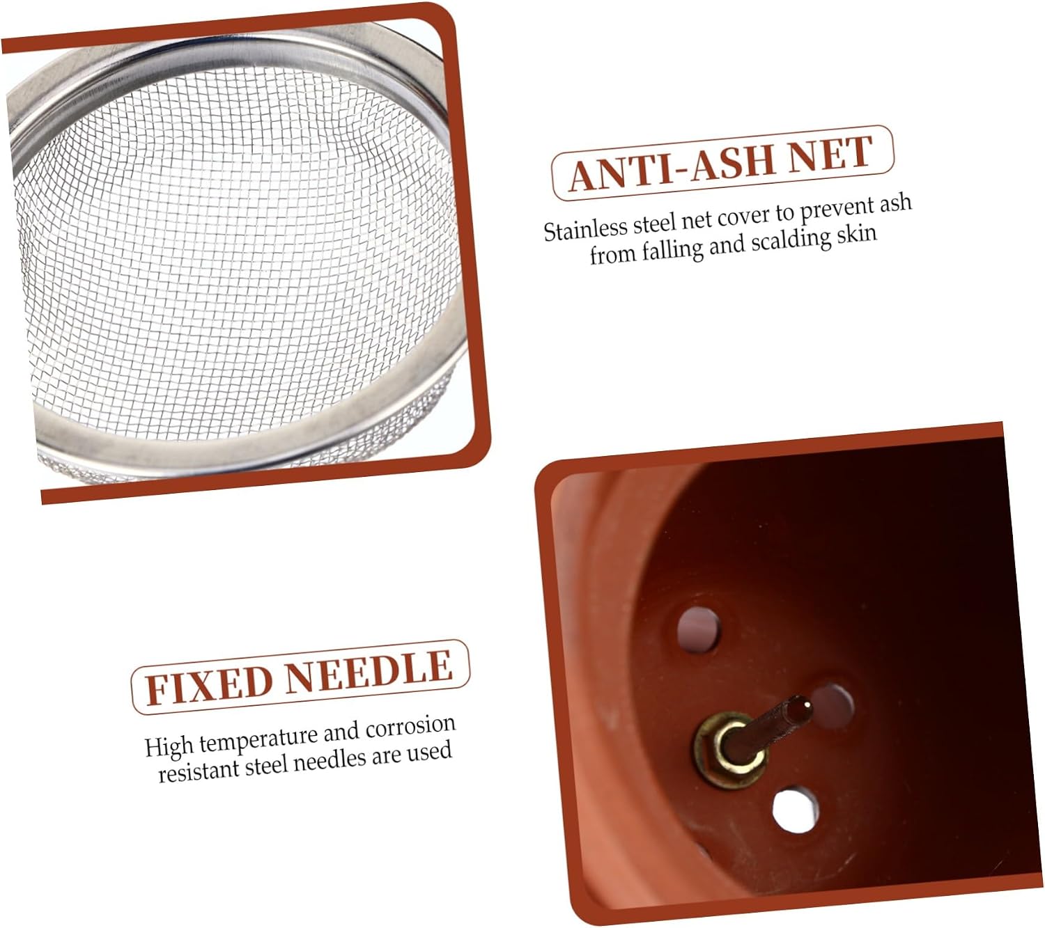 Purple Sand Moxibustion Pot Scraping Cup with Vent Holes Portable Brown