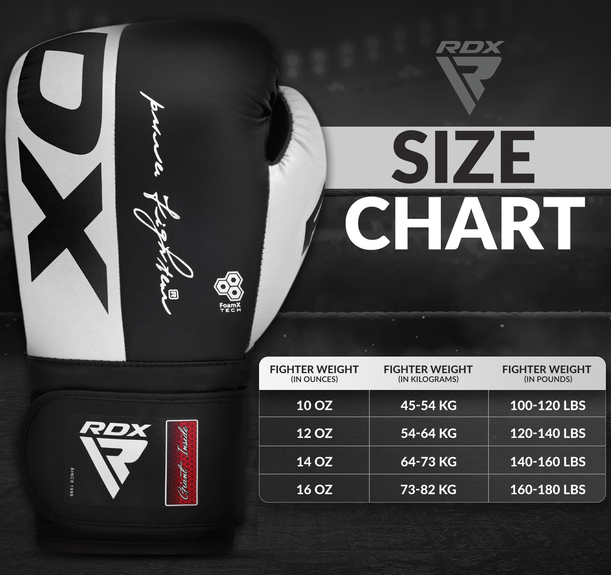 RDX Guanti da boxe Maya Hide Cuoio Allenamento Guanti Muay Thai, Sparring, kickboxing, arti marziali, sacco guantoni da boxe, MMA, Ginnastica Allenamenti Uomini Donne 8 10 12 14 16 OZ