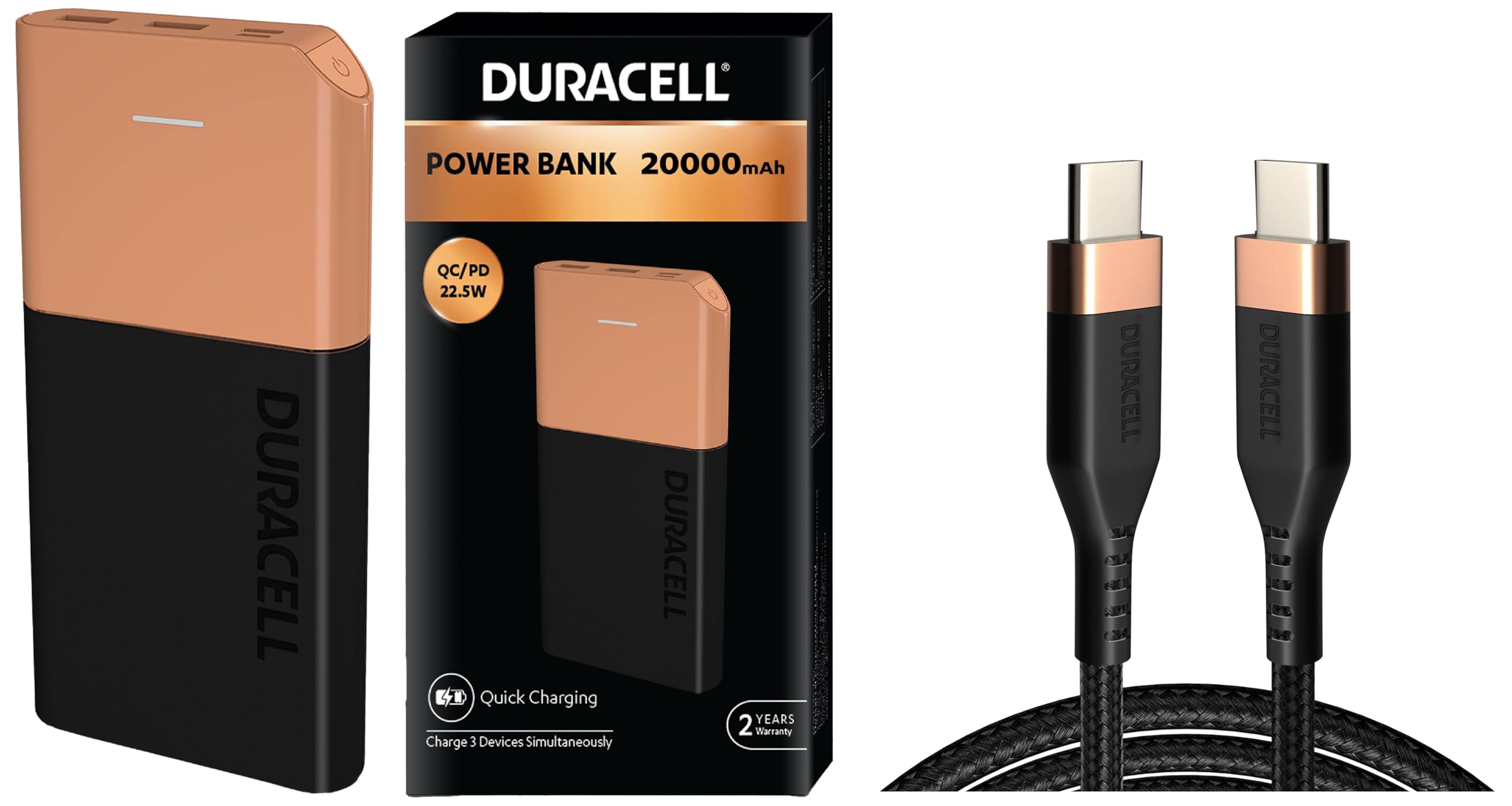 Duracell Powerbank 20000mh with Series 1 - C to C Cable-picture-13
