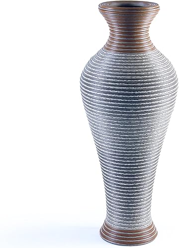 Jarrón de piso alto, jarrón grande de piso de 23.6 pulgadas23.6 in para Home Deocr, 60PV56