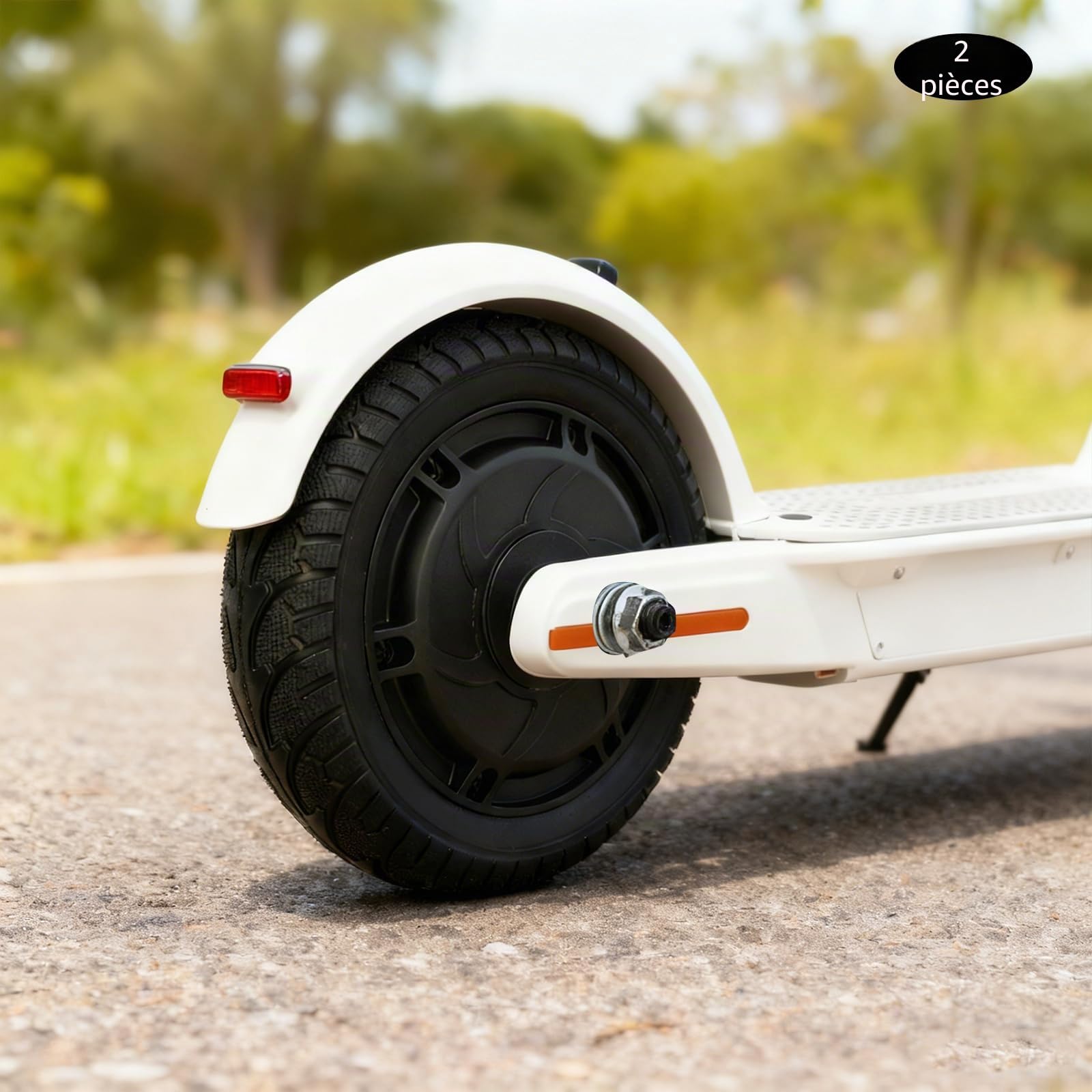 2x Ensemble de conversion de moteur de roue 350W 8 pouces | Avec contrôleur 3 vitesses et marche arrière | Pour scooter électrique, skateboard, fauteuil roulant | Moteur électrique DIY pour petits