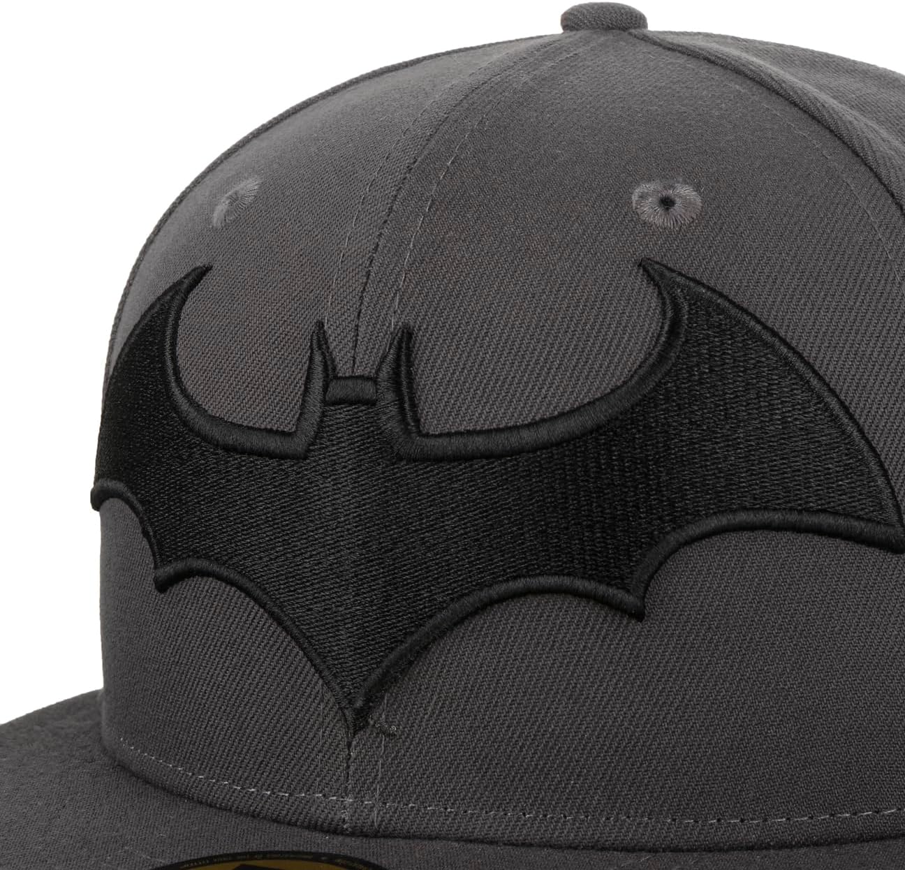 New Era Batman Hush Symbol 59Fifty Hat- 7 5/8 Grey - Image 5