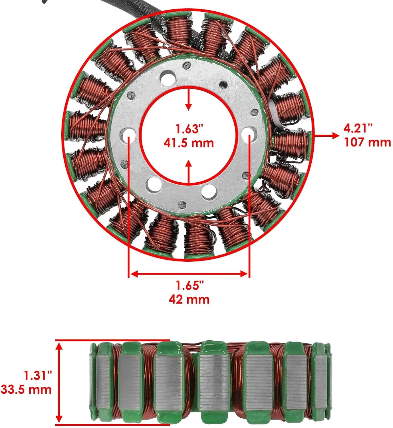 Replacement For Stator For HONDA 31120-MAT-004 Stator Generator Alternator Magneto Mod-C26C-60459
