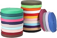 Vista 5 de PATIKIL Cinta de sarga de algodón de 5/8 pulgadas, 10 yardas, cinta de encuadernación al bies, cinta de espiga para costura, envoltura de regalos