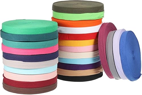 Miniatura 5 de PATIKIL Cinta de sarga de algodón de 34 pulgadas, 10 yardas, cinta de encuadernación al bies, cinta de espiga para costura, envoltura de regalos,