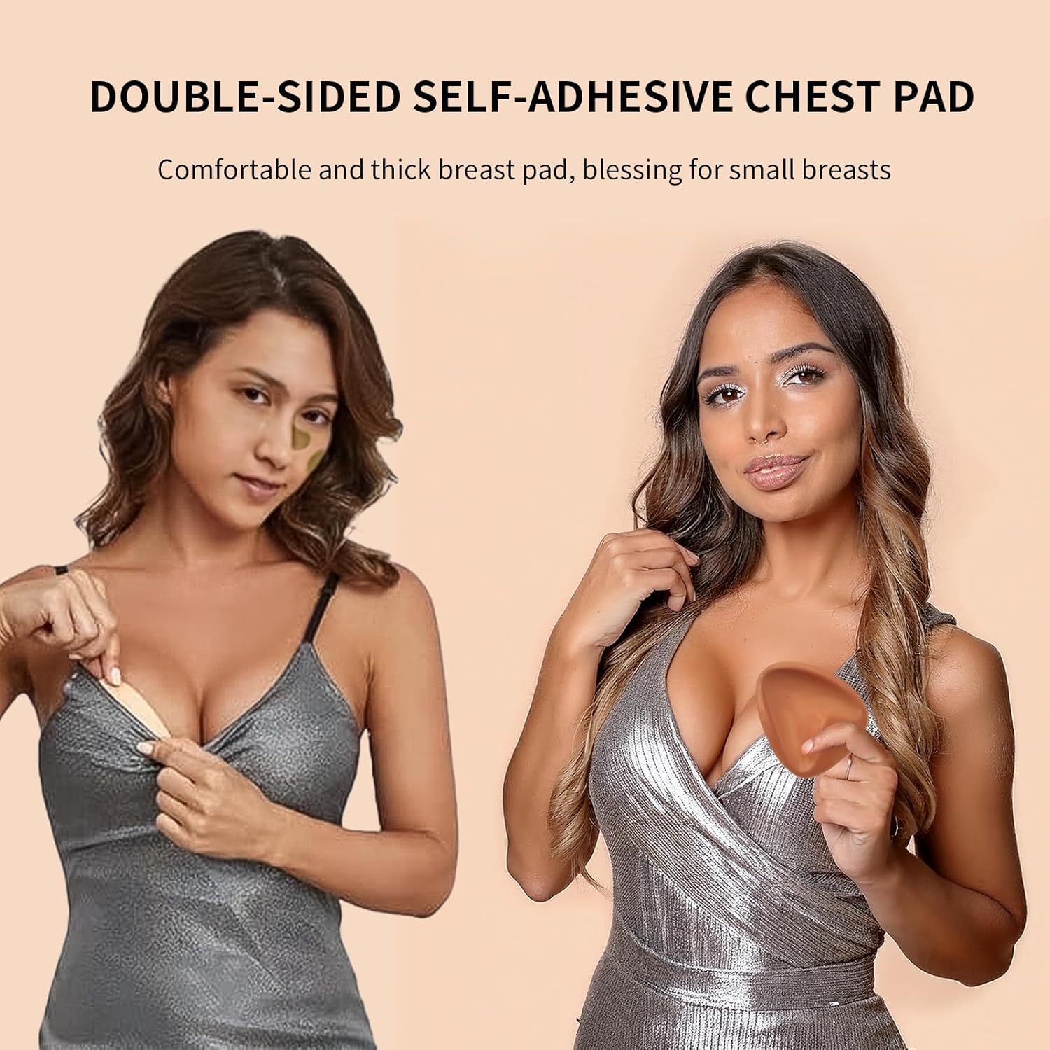 Inserts Double Sided Adhesive Pads Bikini Pad Inserts Sports Bras Swimsuits and Dresses Adhesive Nipple Patches - Image 3
