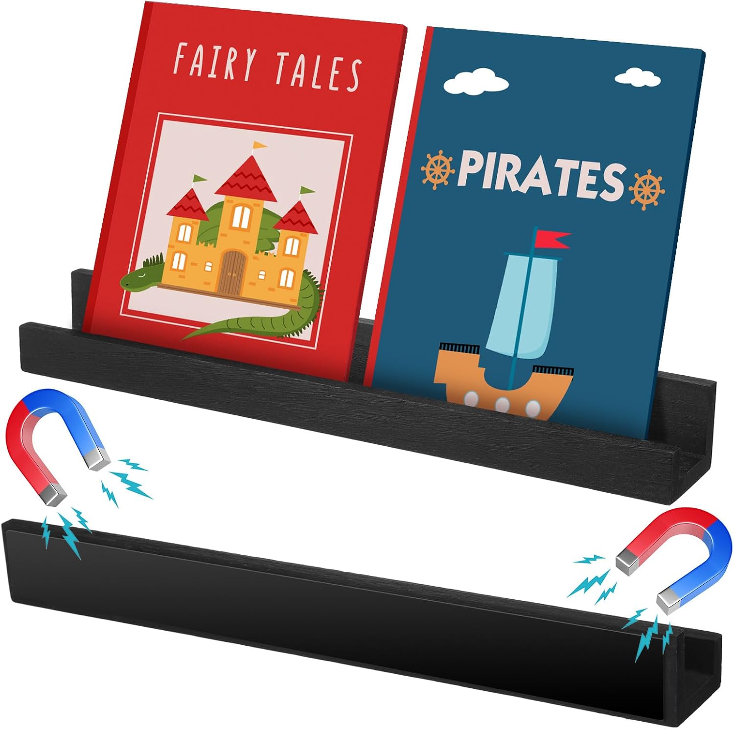 Tanlade 2 Book Shelf for Whiteboard Shelf