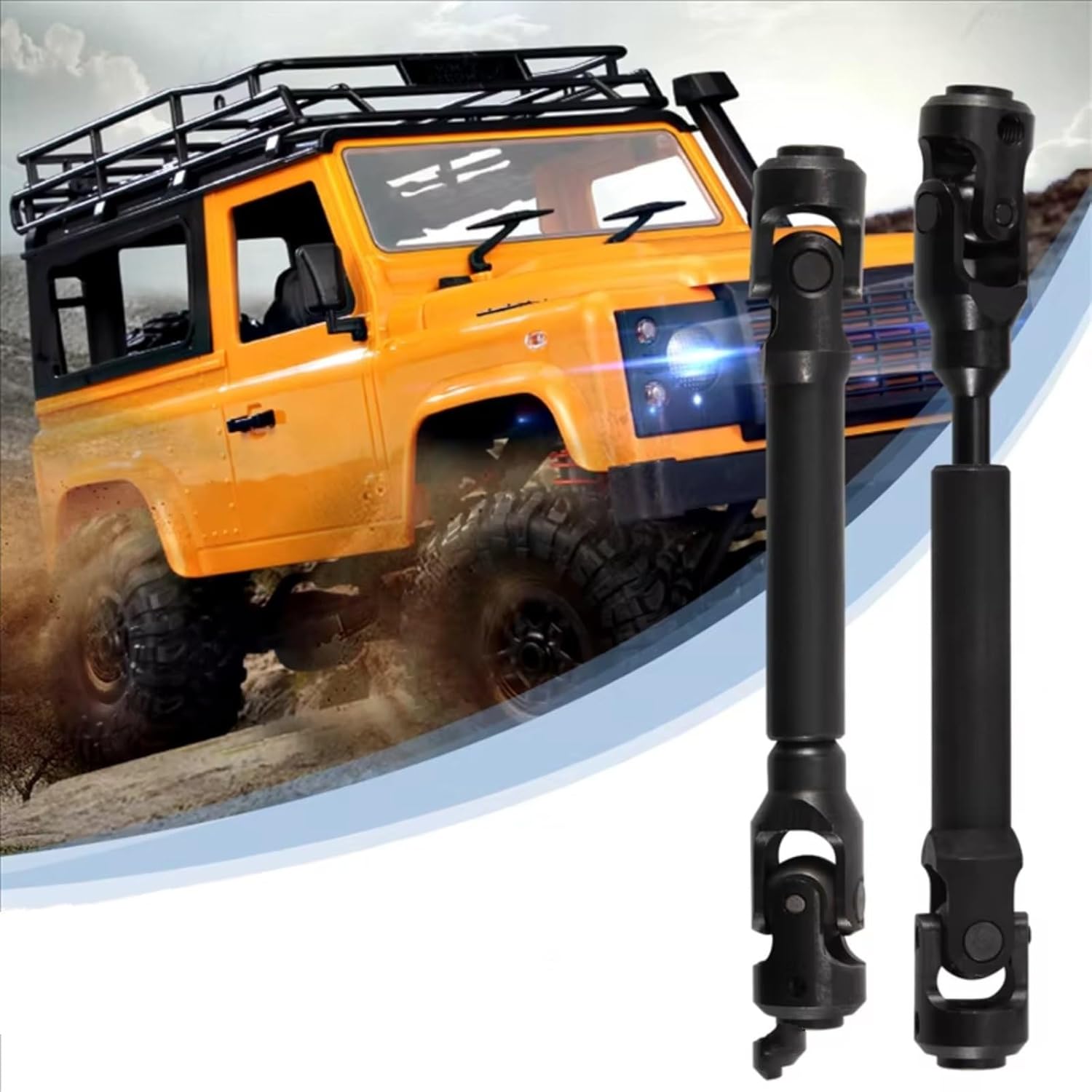 RCカー ドライブシャフト Compatible With Axial For SCX10 II 1/10 RCクローラーカーアップ